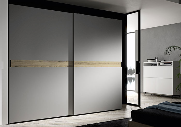 contemporary style sliding-door partition wardrobe