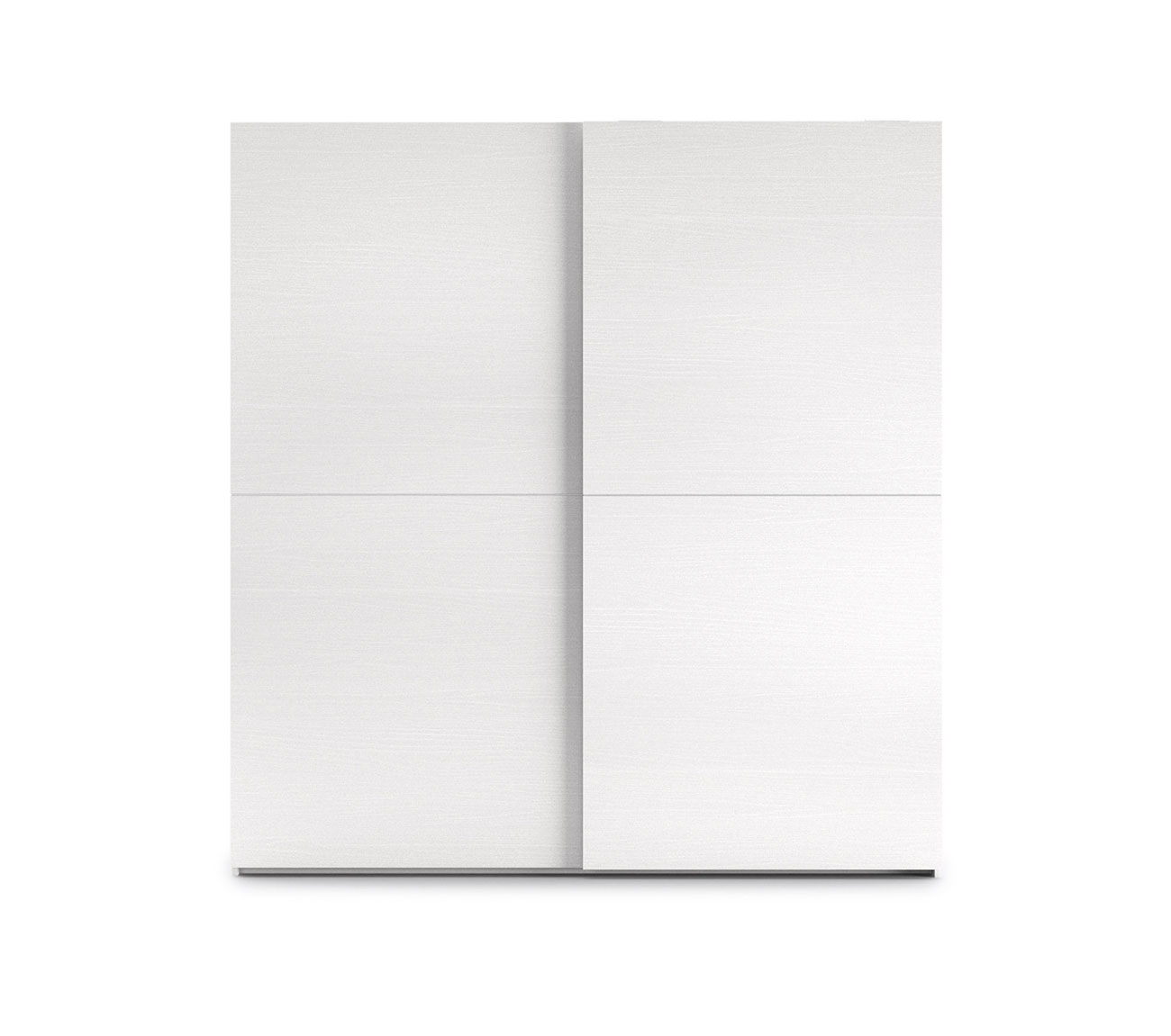 contemporary style sliding-door white wardrobe