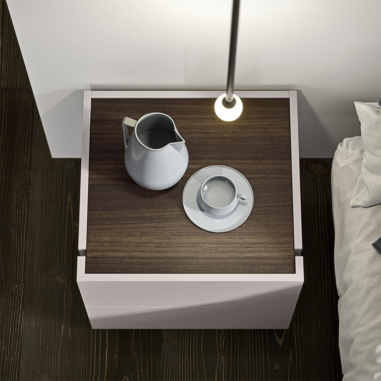 designer tops for bedsides, drawer units or chests