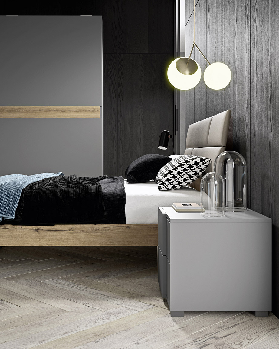 Contemporary style background bedsides, drawer units and chests 5