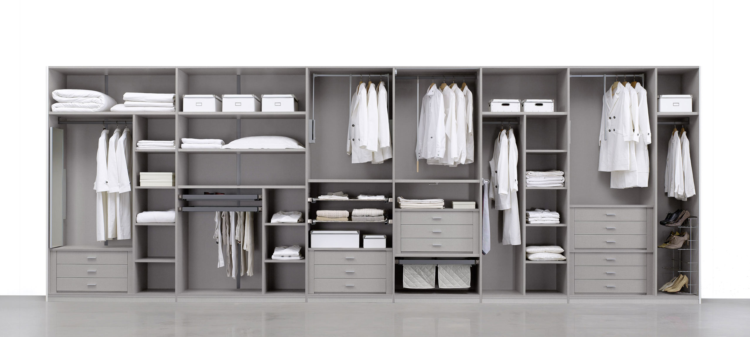 walk-in wardrobe for your contemporary-style bedroom 2