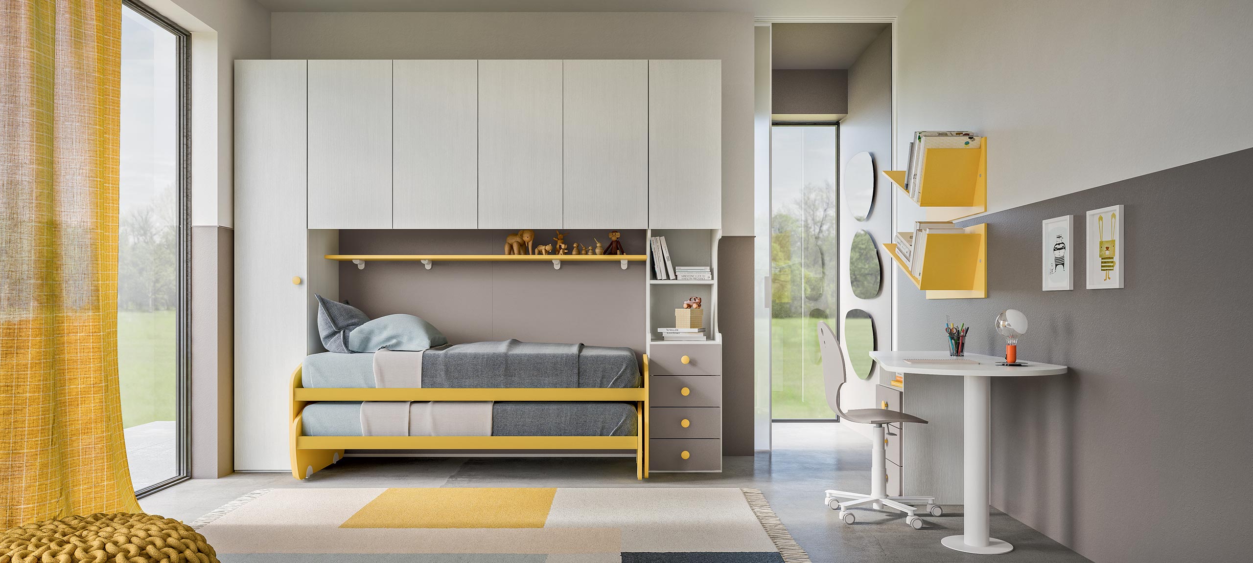 children's bedrooms with over-bed storage 8