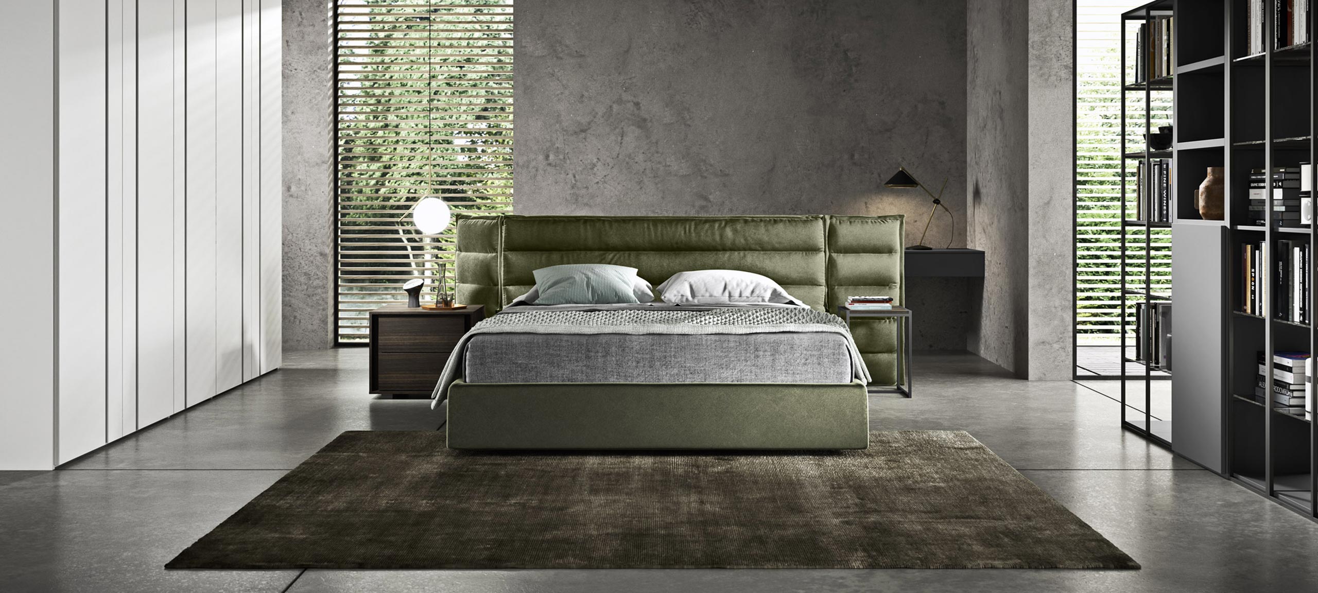 modern upholstered double bed 1